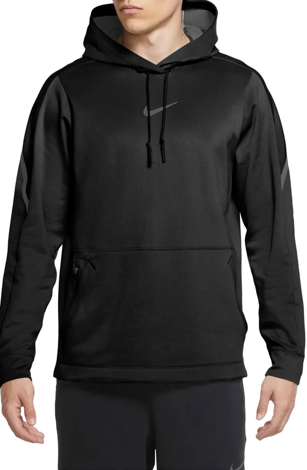 Nike Men's Pro Hoodie, Small, Black