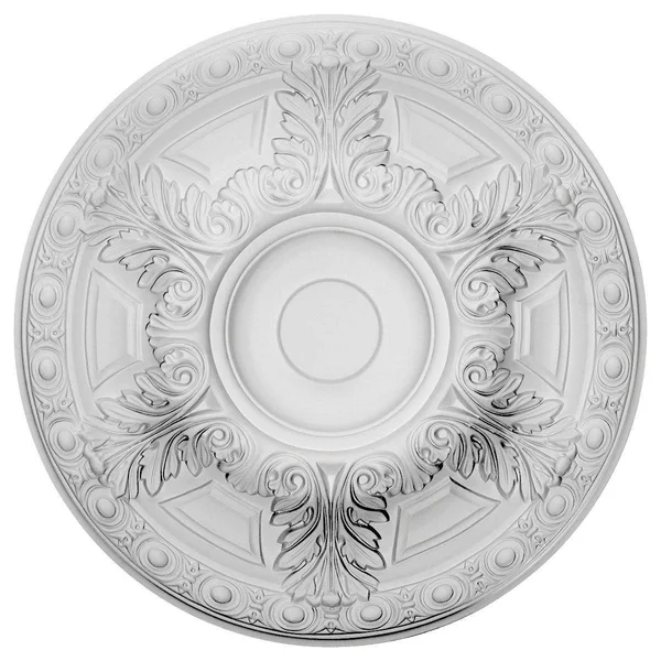 23 1/2x22OD x 2 3/4x22P Granada Ceiling Medallion (Fits Canopies Up to 7 1/8x22) - Hand-Painted Gold
