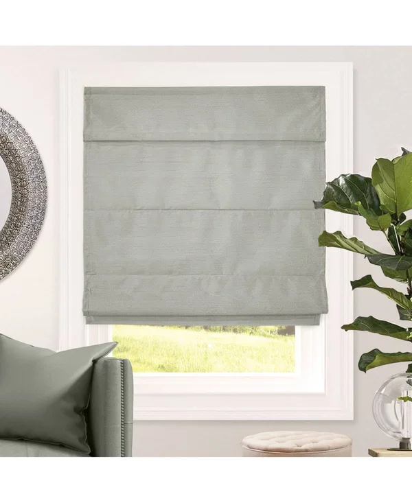 Chicology Cordless Roman Shades - Blackout Lining Cascade Window Blind, Lux Coffee (ROOM Darkening) - 23 inchw x 64 inchh, Brown