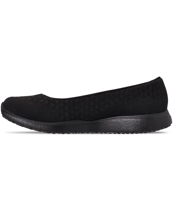 Skechers Women's Microburst One Up Skimmer Sneaker, Size: 5.5, Black
