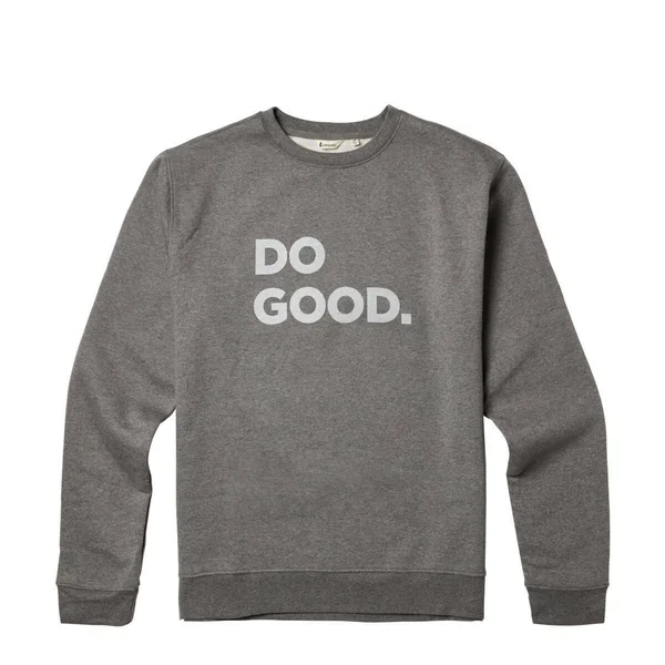 Cotopaxi Do Good Crew Sweatshirt - Men's Heather Grey, XL