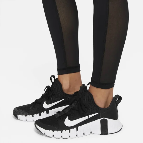 Nike Womens Pro 365 Tights - Black/Fireberry/White Size Xs
