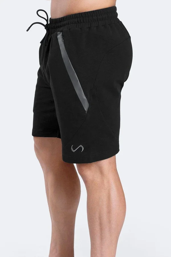 TLF Iron Shorts – Black - Mens Athletic Shorts Gym Shorts Black, 2XL