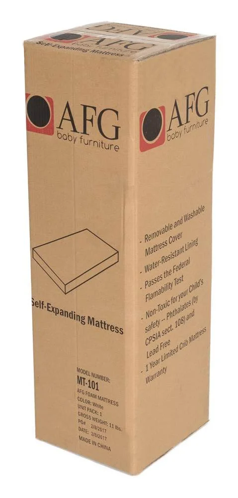 AFG Baby Furniture Self-Expanding Deluxe Mattress