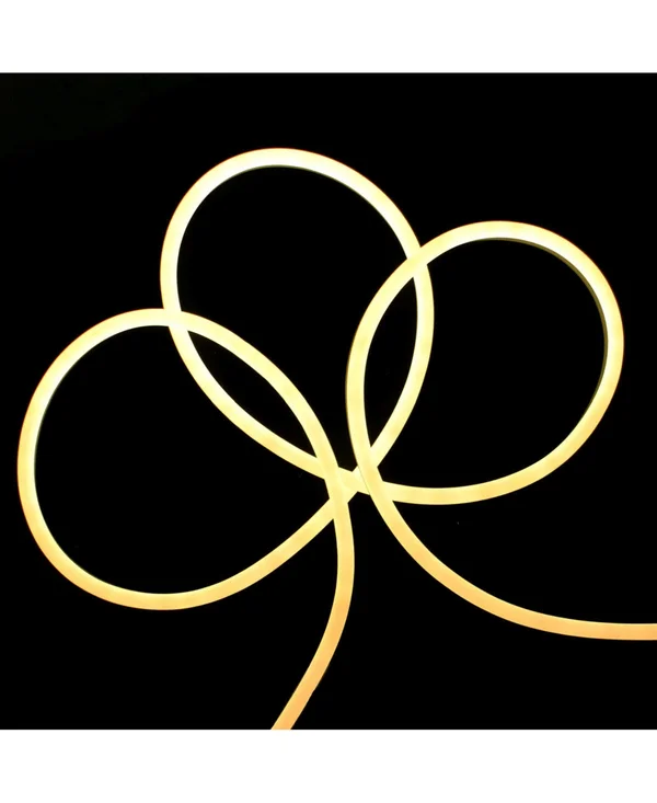 Northlight 32636942 18 ft. LED Commercial Grade Warm White Neon Style Flexible Christmas Rope Lights