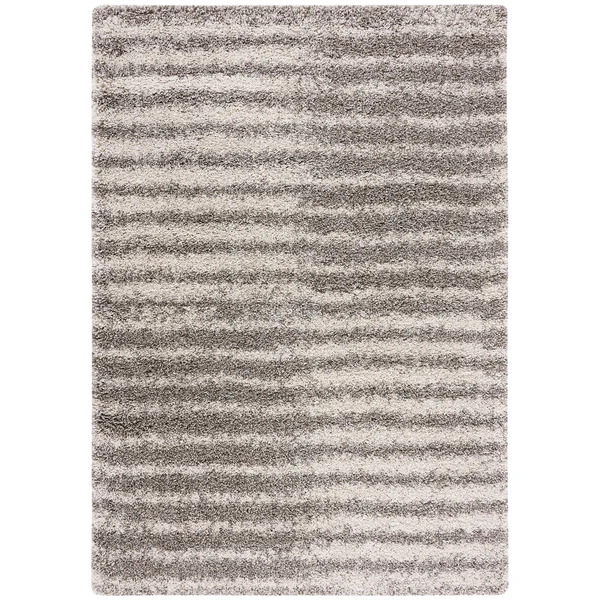 Hudson Shag SGH298A Ivory - Slate Blue - 5-1 x 7-6