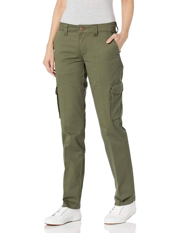 Dickies Women's Stretch Cargo Pants, Grape Leaf