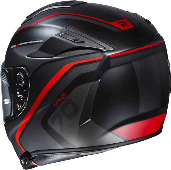 HJC RPHA 70 Kroon Helmet, black-red, Size 2XL