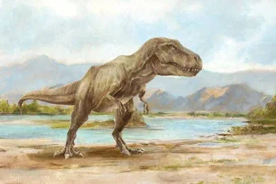 Ethan Harper Canvas Wall Decor Prints - Dinosaur Illustration III