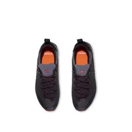 Mammut Alnasca Knit II Low Hiking Shoe - Men's Black/Spicy, 11.5