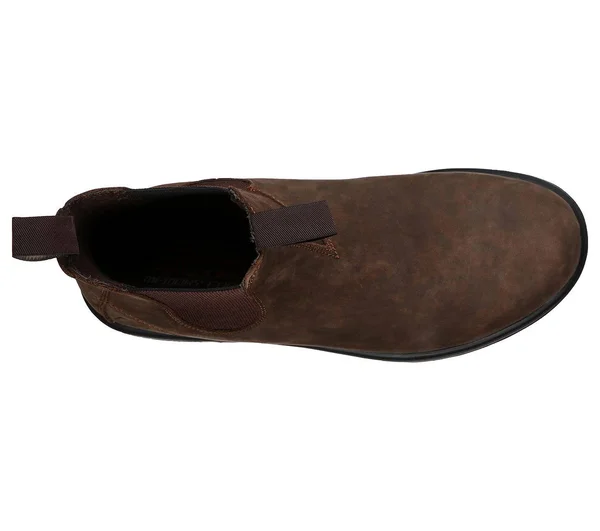 Skechers Men's Relaxed Fit Molton Gaveno Chelsea Boot - Brown