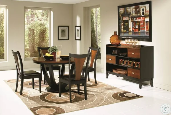 Coaster Boyer Dining Chair, Black Cherry - 2 count