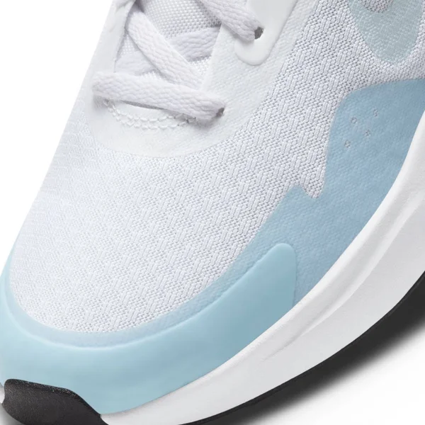 Nike Wearallday GS White Glacier Blue Sneakers - Size 7 Kids