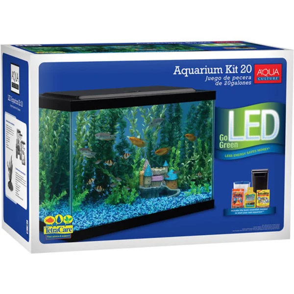 Aqua Culture 20-Gallon Aquarium Starter Kit