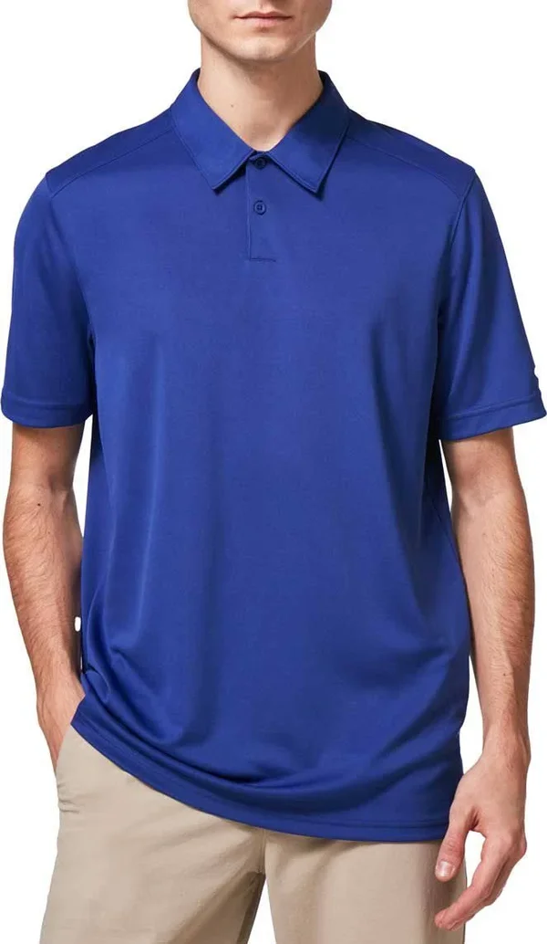 Oakley Men's Divisional 2.0 Golf Polo Shirt, Large, Blue