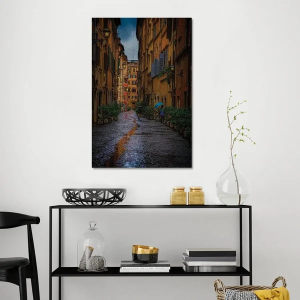 Back Streets of Rome Canvas Artwork Print by Chris Lord ( places > Europe > Italy > Lazio > Rome art)