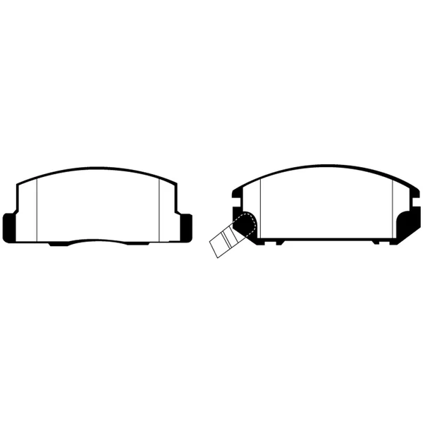 EBC Brake Pads - Redstuff - DP31107C