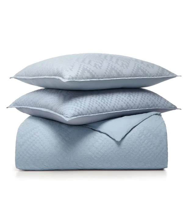 Closeout! Lucky Brand Taos 3-Pc. Matelasse King Comforter Set - Created for Macy&s - Blue