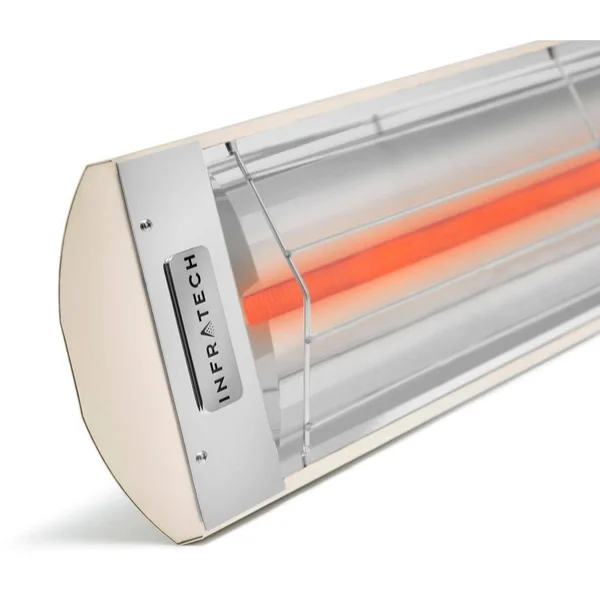 Infratech C2028BI Single Element - 2000 Watt Elecrtic Patio Heater - C Series Biscuit 208 Volt