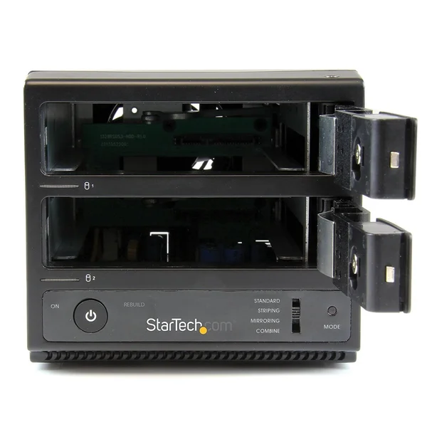 StarTech.com USB 3 eSATA Dual 3.5x22 SATA III HDD RAID Enclosure UASP Hard drive array - 2-bay