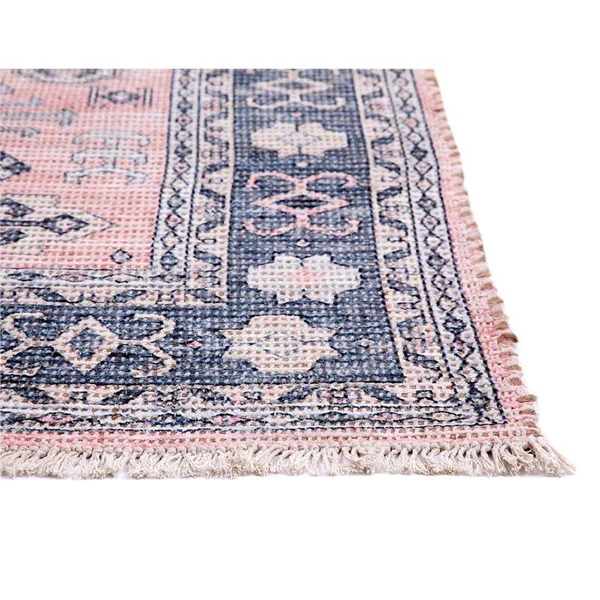 Abacasa Tala Coral and Blue 5 ft. x 8 ft. Area Rug - 32-009-5x8