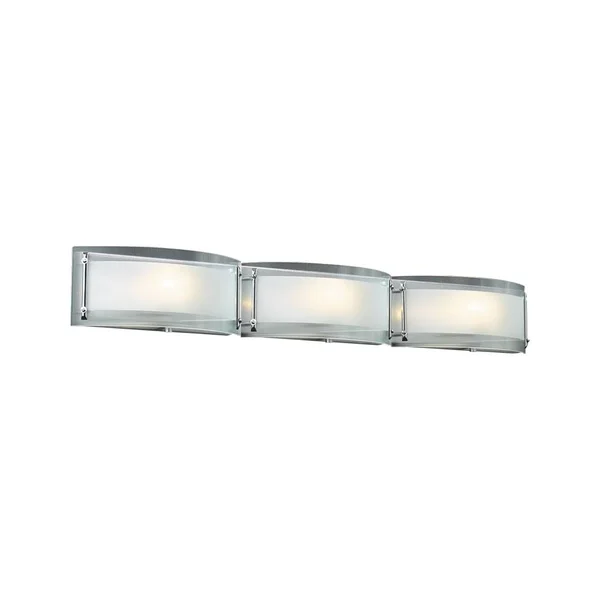 PLC Lighting 7836 PC 3 Light Vanity Millennium, 5 inches x 36 inches