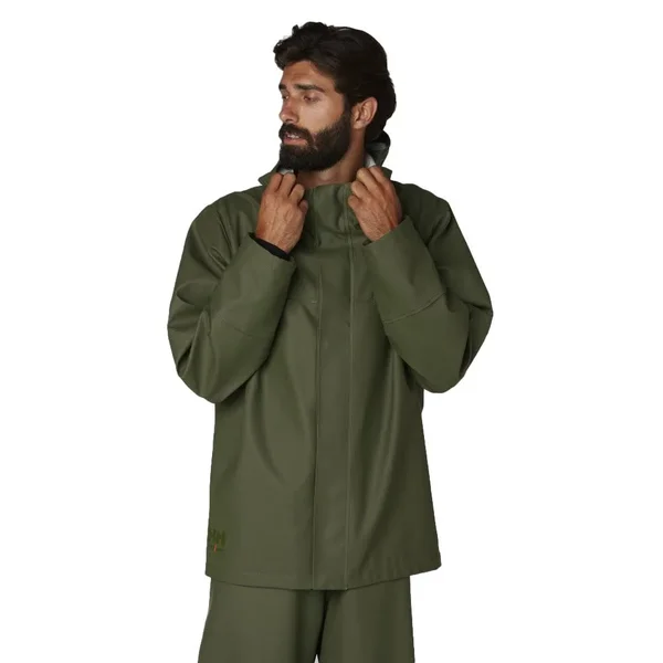 Helly Hansen Storm Rain Jacket XXXX-Large, Army Green