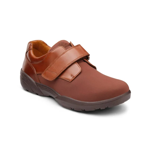 Dr. Comfort Boss Men's Work Boot: 11.5 Wide (e/2e) Chestnut Lace - Size: One size, Brown