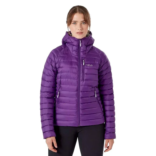 RAB Women's Microlight Alpine Jacket - 14 - Blackcurrant
