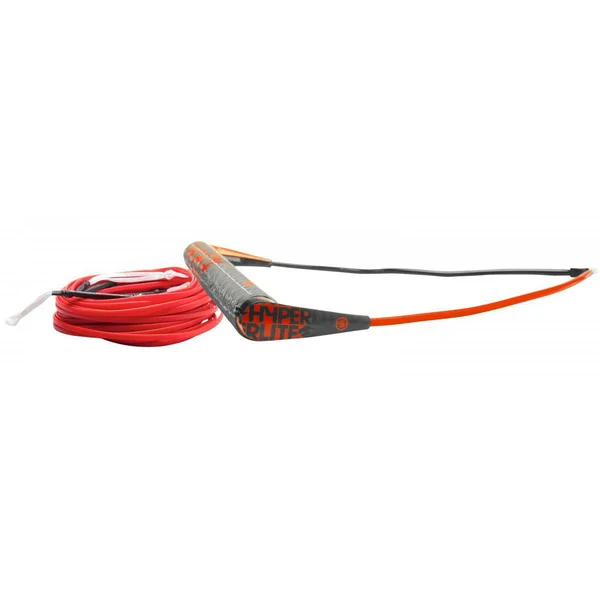 Hyperlite Team Handle W/75' Silicone X-Line Combo - Red