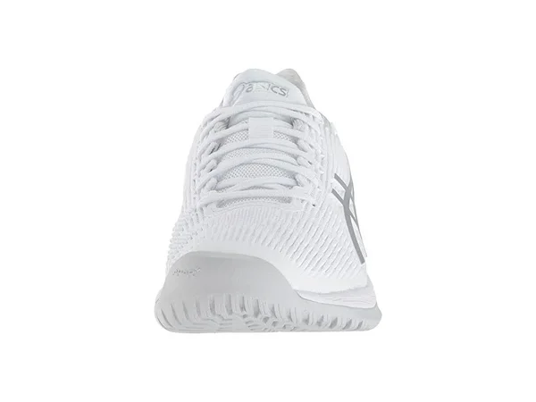 Asics Solution Speed FF (White/Silver) Women's Tennis Shoes