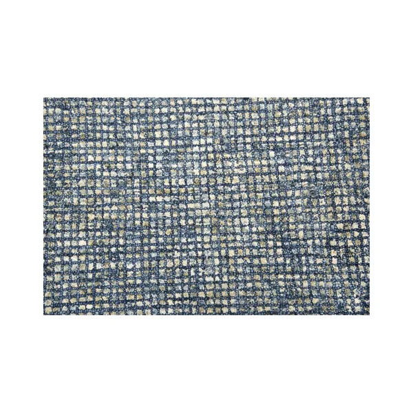 Rizzy Home TALTAL10100091818 18 x 18 in. Talbot Area Rug Sample - Blue, As shown