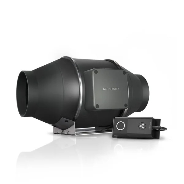 AC Infinity Cloudline S4, Quiet 4” Inline Duct Fan with Speed Controller - VENTILATION Exhaust Fan for HEATING Cooling Booster