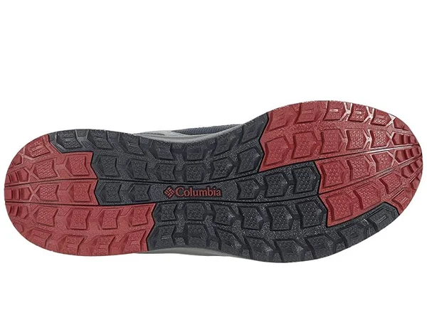 Columbia Men's Pivot Waterproof Shoe - 11 - Shark - Red Element