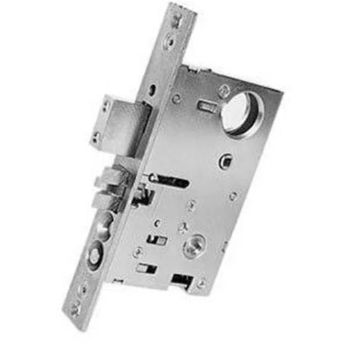 Baldwin 6301055LLS 2.5 in. Lifetime Polished Nickel Mortise Lock Left Hand Lever Strength Entrance with Backset