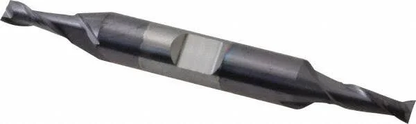 Niagara Cutter N85399 Carbide Square Nose End Mill - Weldon Shank, TiAlN Finish, Roughing and Finishing Cutting, 30-Degree Helix