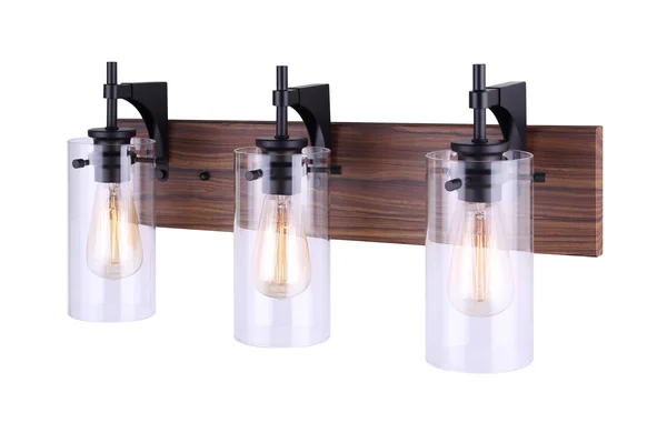 Canarm IVL710A03BKW Arlie 3 Light Vanity, Black