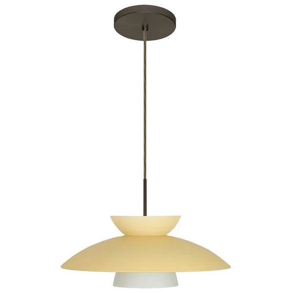 Besa Lighting 1JT-451397-LED-BR Trilo Pendant Light, Bronze