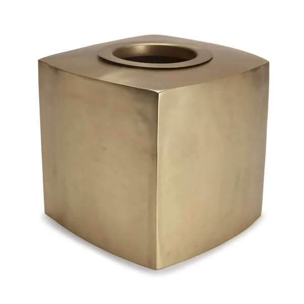 Kassatex Nile Waste Basket Brass