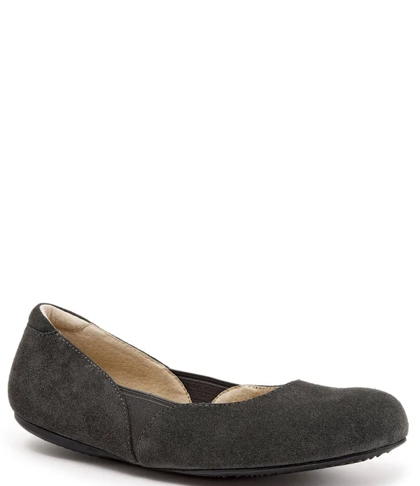 SoftWalk Women's Norwich Ballet Flat - Graphite, 6