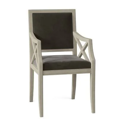 Brookfield Upholstered Arm Chair Fairfield Chair Body Fabric: 9953 Loden, Frame Color: Walnut