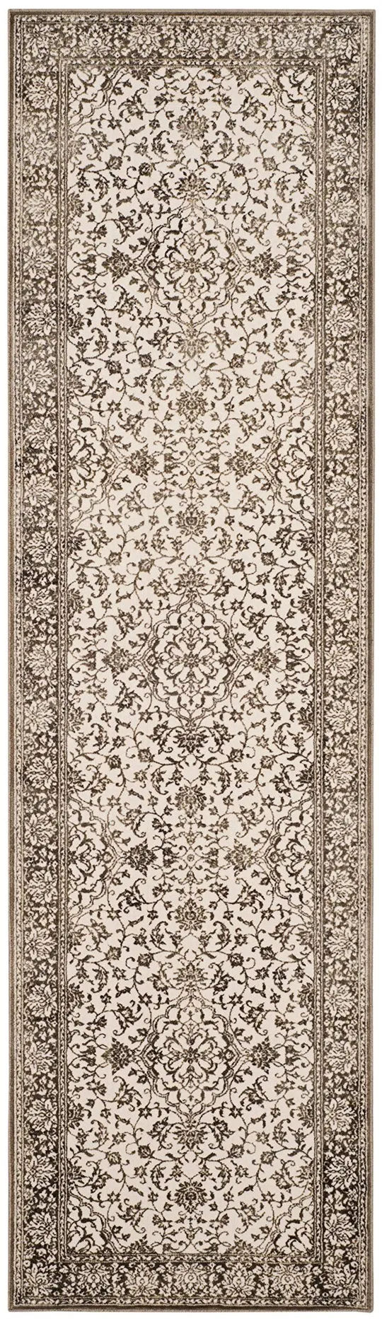 Safavieh Noble Tjanka Modern Oriental Polyester Rug - 3&3x22 x 4&7x22 - Brown/Cream