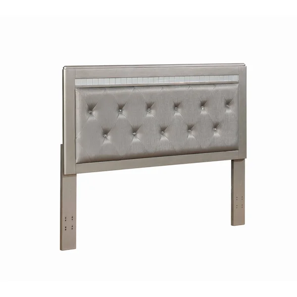 Anastasha Metallic Upholstered Twin Headboard - 301102T