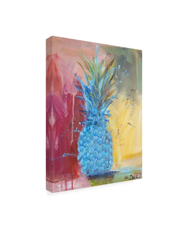 Trademark Fine Art Ic01595-C3547Gg Kym De Los Reyes 'Cobalt Pineapple'