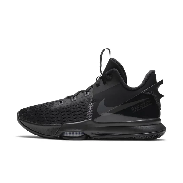 Nike Lebron Witness 5 Basketball Shoes in Black/Black Size 7.5