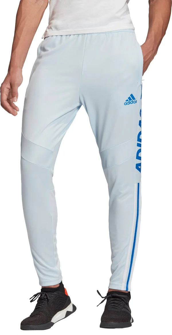 Adidas Men's Tiro 19 Wordmark Training Pants, Size: Medium, Blue