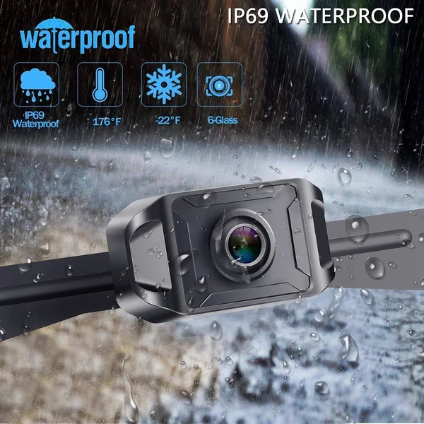 DoHonest HD 1080p Digital Wireless Backup Camera Kit with 5 inch TFT Monitor for Trucks - cars, suvs, vans, campers Rear View Camera