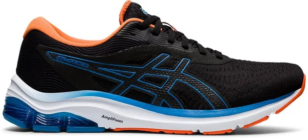 Asics GEL-Pulse 12 Running Shoes Black Blue Orange - 47