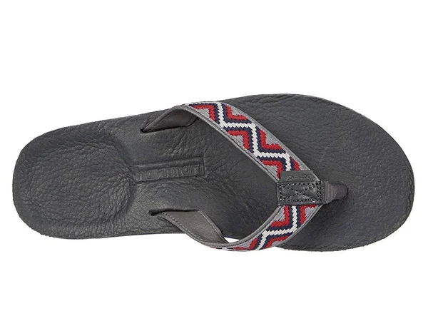 Hari Mari Men's Fields Camino Flip Flop - Unisex 12 - Slate/Multi