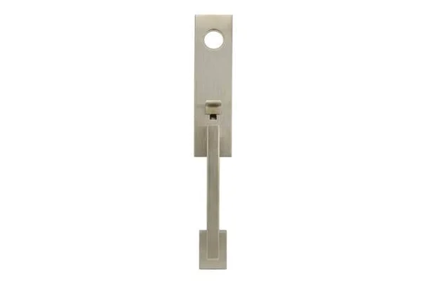 Baldwin 85391056LFD Minneapolis 3/4 Left Hand Full Dummy Tubular Handleset with 5162 Lever Lifetime Satin Nickel Finish